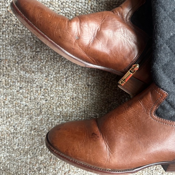 Tory Burch Quilted Riding Boot - Picture 5 of 7